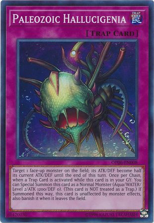 Paleozoic Hallucigenia - OP06-EN008 - Super Rare available at 401 Games Canada