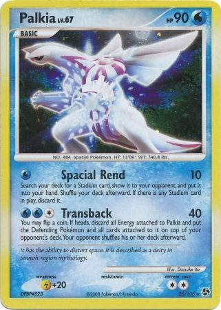 Palkia - 26/106 - Holo Rare - Theme Deck Exclusive available at 401 Games Canada