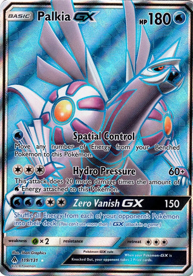 Palkia GX - 119/131 - Full Art Ultra Rare available at 401 Games Canada