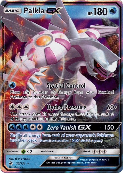 Palkia GX - 20/131 - Ultra Rare available at 401 Games Canada