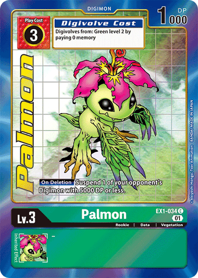 Palmon (Alternate Art) - EX1-034 - Common available at 401 Games Canada