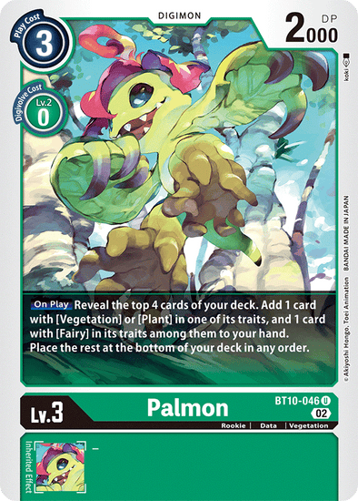 Palmon - BT10-046 - Uncommon available at 401 Games Canada