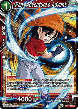 Pan, Adventure's Advent - BT17-011 - Rare (Foil) available at 401 Games Canada