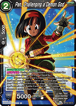 Pan, Challenging a Demon God - BT16-105 - Rare (Foil) available at 401 Games Canada