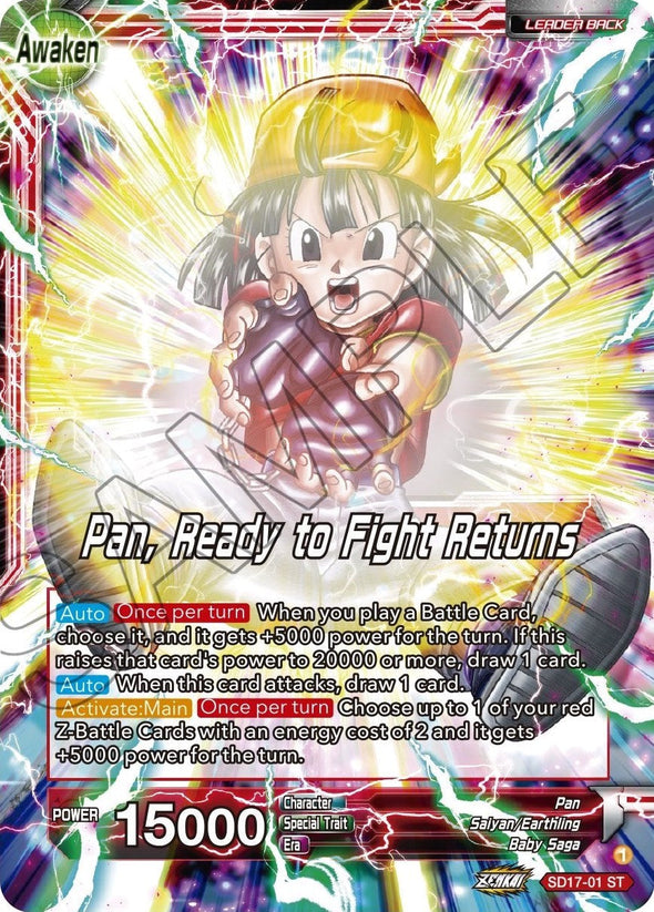 Pan // Pan, Ready to Fight Returns - SD17-01 - Starter Rare available at 401 Games Canada