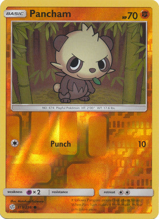 Pancham - 119/236 - Common - Reverse Holo available at 401 Games Canada