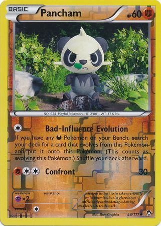 Pancham - 59/111 - Uncommon - Reverse Holo available at 401 Games Canada