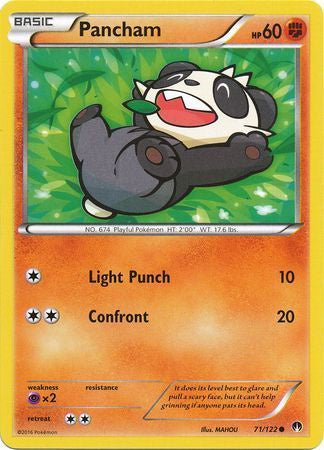 Pancham - 71/122 - Common available at 401 Games Canada