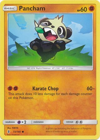 Pancham - 72/145 - Common available at 401 Games Canada