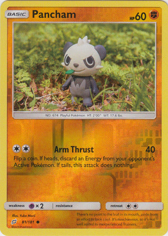 Pancham - 81/181 - Common - Reverse Holo available at 401 Games Canada
