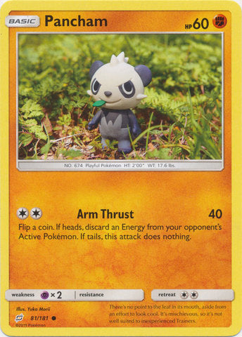 Pancham - 81/181 - Common available at 401 Games Canada