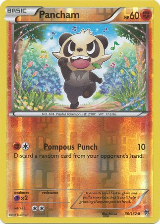 Pancham - 86/162 - Common - Reverse Holo available at 401 Games Canada