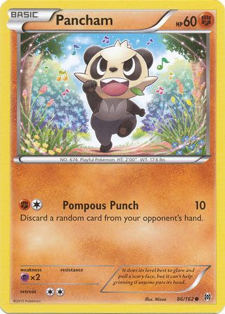 Pancham - 86/162 - Common available at 401 Games Canada