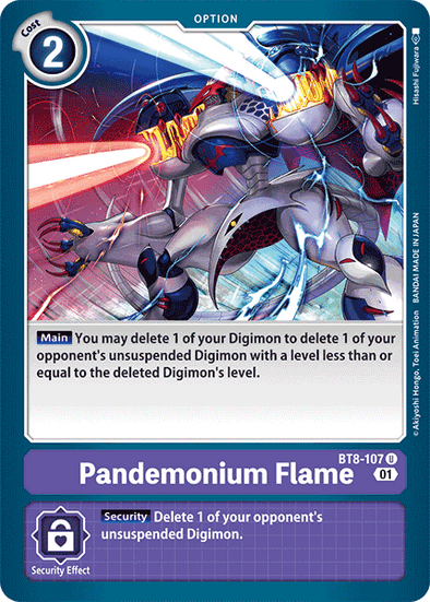 Pandemonium Flame - BT8-107 - Uncommon available at 401 Games Canada