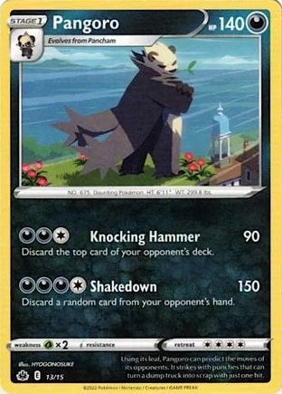 Pangoro - 13/15 - McDonald's - Promo available at 401 Games Canada