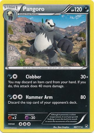 Pangoro - 68/111 - Rare available at 401 Games Canada