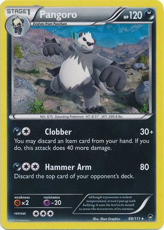 Pangoro - 68/111 - Shattered Holo Rare - Theme Deck Exclusive available at 401 Games Canada