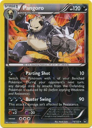 Pangoro - 75/122 - Rare - Reverse Holo available at 401 Games Canada