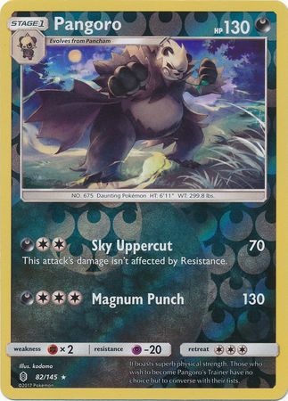 Pangoro - 82/145 - Rare - Reverse Holo available at 401 Games Canada