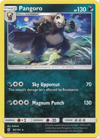 Pangoro - 82/145 - Rare available at 401 Games Canada