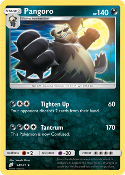 Pangoro - 94/181 - Rare available at 401 Games Canada