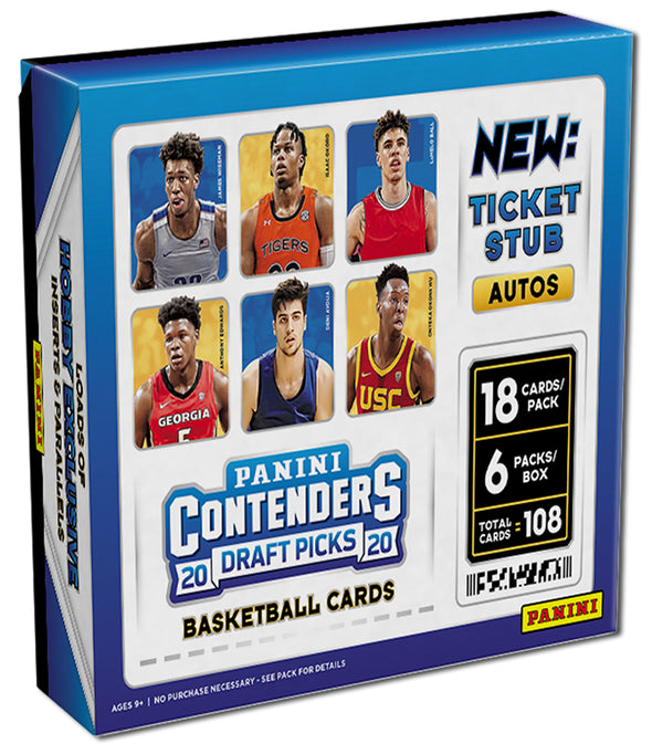 2020-21 Panini Contenders Draft Picks Collegiate Basketball Hobby Box