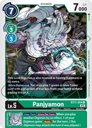 Panjyamon - BT11-054 - Uncommon available at 401 Games Canada