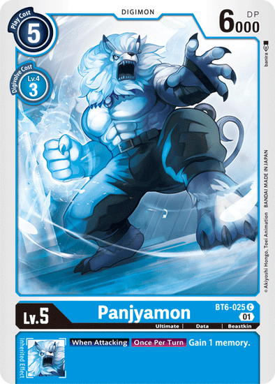 Panjyamon - BT6-025 - Common available at 401 Games Canada