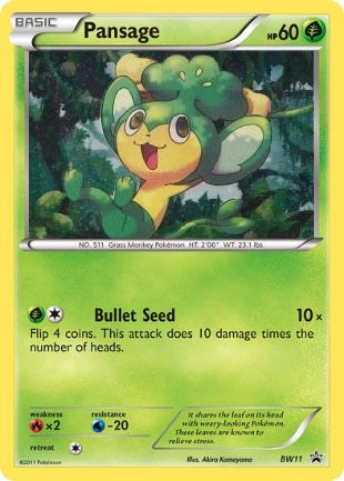 Pansage - BW11 - Holo Promo available at 401 Games Canada
