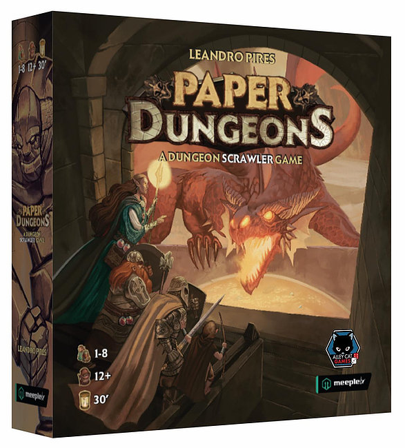 Paper Dungeons: A Dungeon Scrawler Game available at 401 Games Canada