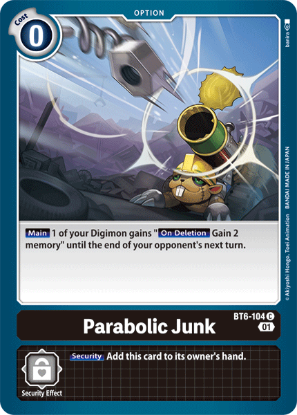 Parabolic Junk - BT6-104 - Common available at 401 Games Canada