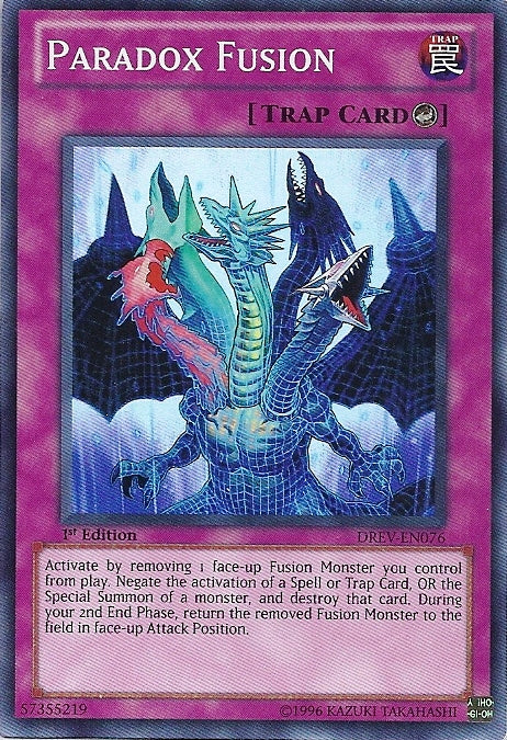 Paradox Fusion - DREV-EN076 - Super Rare - 1st Edition available at 401 Games Canada