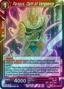 Paragus, Oath of Vengeance - BT11-021 - Common (FOIL) available at 401 Games Canada