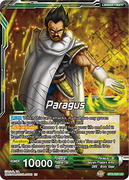 Paragus // Paragus, Father of the Demon - BT6-053 - Uncommon available at 401 Games Canada