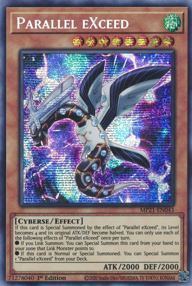 Parallel eXceed - MP21-EN043 - Prismatic Secret Rare - 1st Edition available at 401 Games Canada