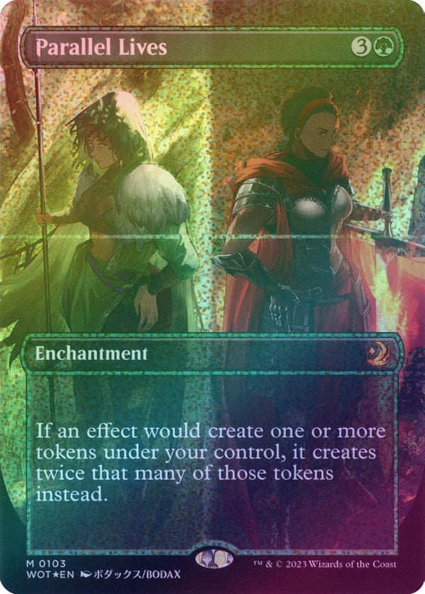 Parallel Lives - Borderless Anime (Confetti Foil) (WOT)