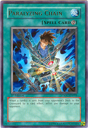 Paralyzing Chain - CSOC-EN054 - Rare - 1st Edition available at 401 Games Canada
