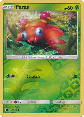 Paras - 4/149 - Common - Reverse Holo available at 401 Games Canada