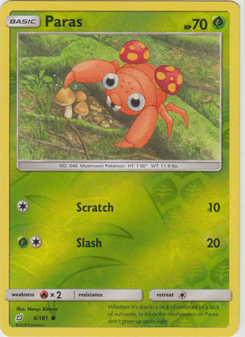 Paras - 6/181 - Common - Reverse Holo available at 401 Games Canada