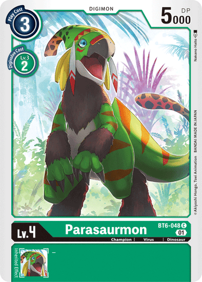 Parasaurmon - BT6-048 - Common available at 401 Games Canada