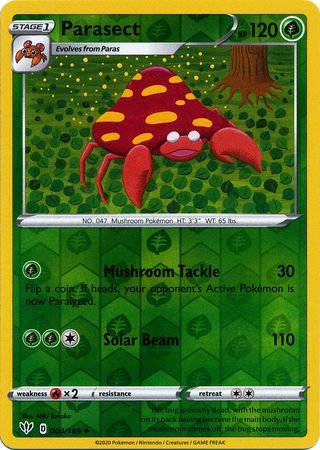 Parasect - 004/189 - Uncommon - Reverse Holo available at 401 Games Canada
