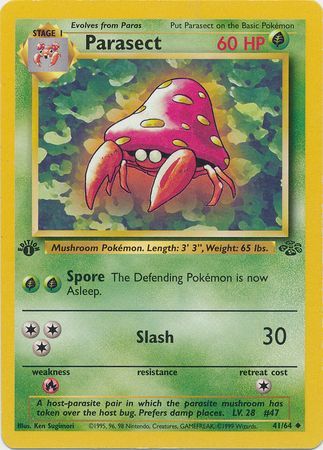 Parasect - 41/64 - Uncommon - 1st Edition available at 401 Games Canada