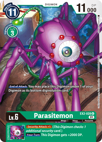 Parasitemon - EX2-028 - Uncommon available at 401 Games Canada