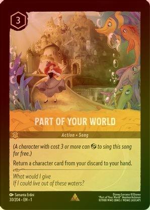 Part of Your World - 30/204 - Rare (Foil) available at 401 Games Canada