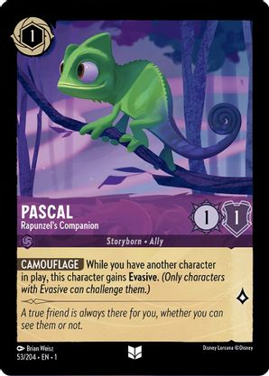 Pascal (Rapunzel's Companion) - 53/204 - Uncommon available at 401 Games Canada