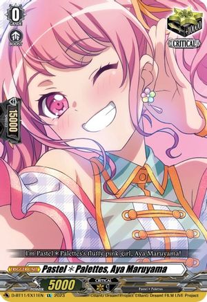 Pastel*Palettes, Aya Maruyama - D-BT11/EX11EN - Extra Rare available at 401 Games Canada