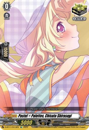 Pastel*Palettes, Chisato Shirasagi - D-BT11/EX13EN - Extra Rare available at 401 Games Canada