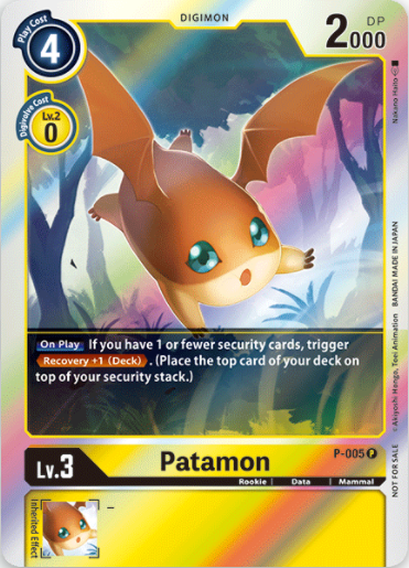 Patamon - P-005 - (Rainbow) Promo available at 401 Games Canada