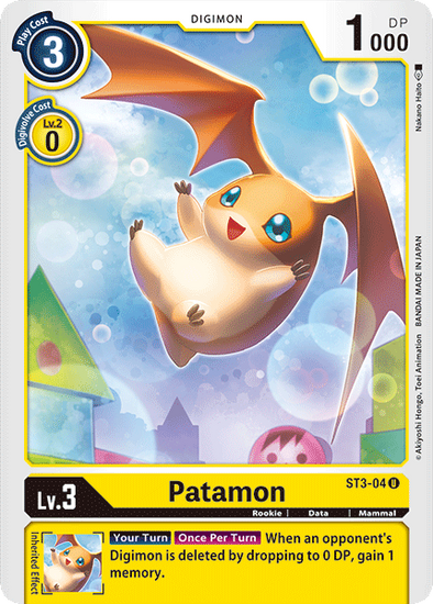 Patamon - ST3-04 - Uncommon available at 401 Games Canada