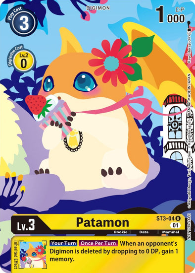 Patamon (Tamer's Card Set 2 Floral Fun) - ST3-04 - Uncommon available at 401 Games Canada